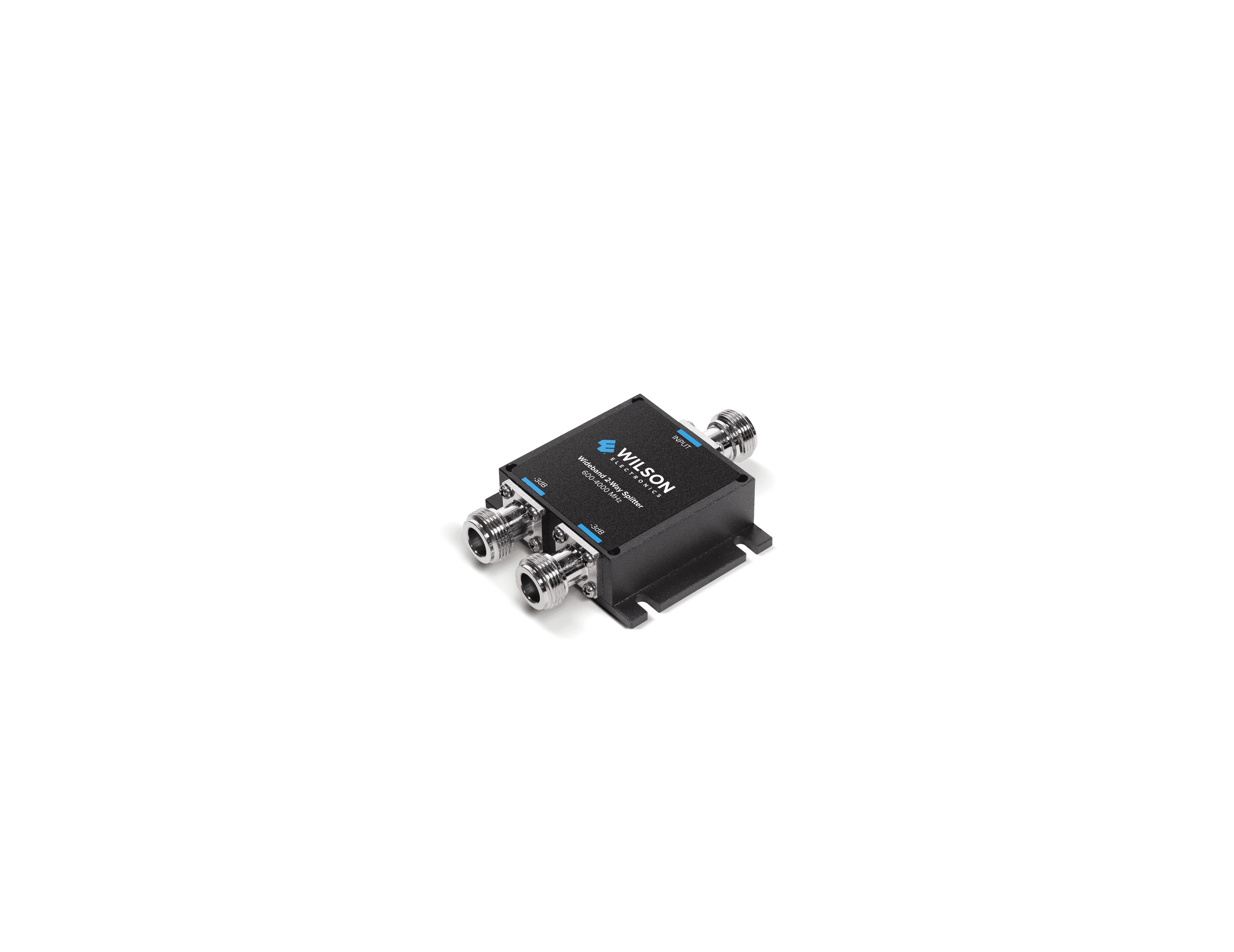 -3dB 2-way Splitter 600-4000 MHz (50 Ohm) tabletop view