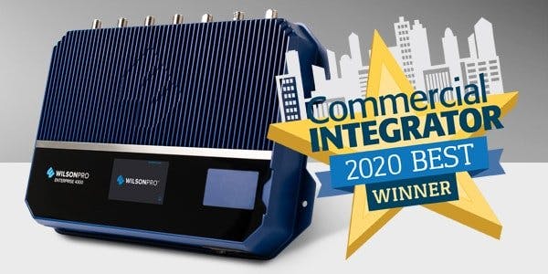 Wilson Electronics Announced as a Winner in the Cell Signal Booster Solutions Category for the 2020 Commercial Integrator BEST Awards