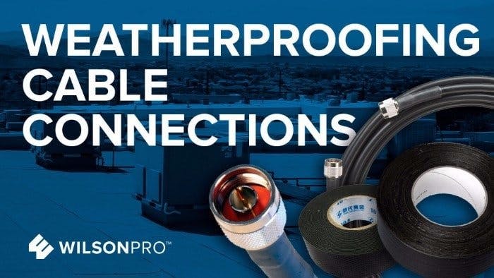 Weatherproofing Cable Connections
