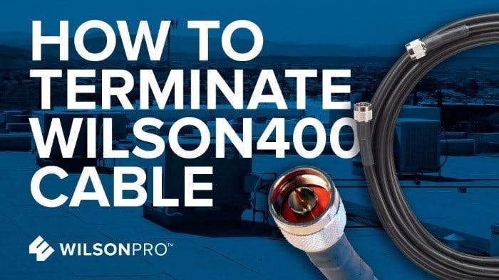How to Terminate or Put Connectors On Wilson400 Signal Booster Cable